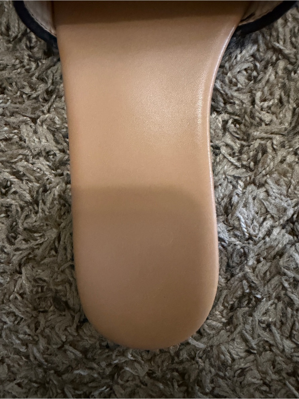 Chanel Beige and Black Slide Sandals - Picture 2 of 3